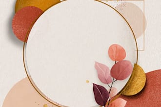 design clean and warm minimalist background