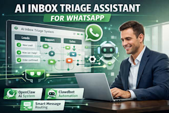 build ai cold outreach system with openclaw whatsapp inbox leads triage, twilio