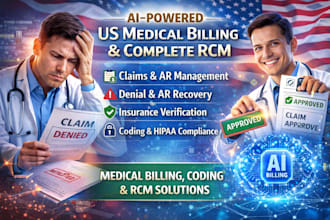 provide ai powered US medical billing and rcm services for claims and ar