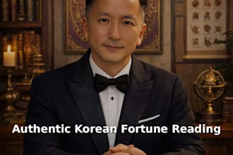 create korean fortune reading as PDF