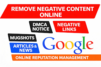 takedown copyright infringing content remove google search
