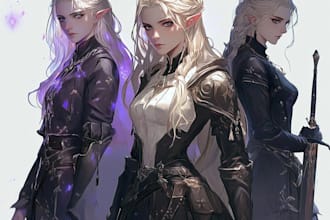 draw  dnd art and dnd character art