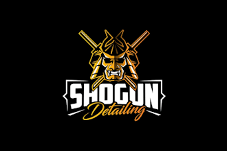 create attractive and imagination samurai logo design