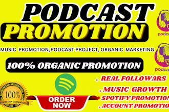 promote and advertise your podcast and grow download organically
