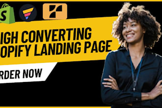 design high converting shopify landing page using pagefly, gempages, replo