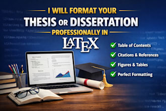 format your thesis or dissertation professionally in latex