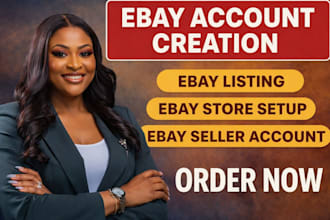 ebay account creation ebay usa ebay german ebay uk seo setup ebay seller account