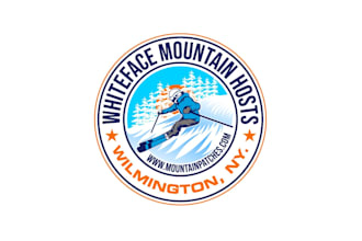 create wonderful and excellent skiing logo design