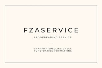proofread your documents and writing