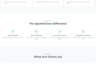 cleaning service website with booking koala, booking koala website bookingkoala