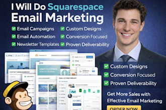 squarespace email marketing email campaign email automation newsletter template