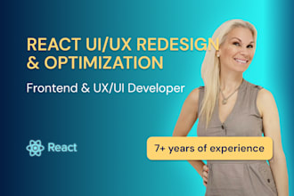 redesign and optimize your react app UI for better UX