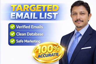 do b2b linkedin lead generation and niche targeted email list, email marketing