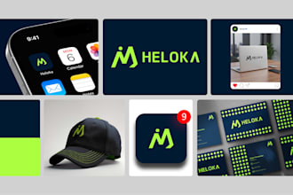 design a modern minimalist brand identity