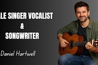 provide high quality male pop vocal