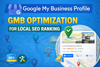 create google my business profile gmb profile optimization for local seo ranking