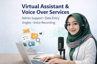 sing your jingle, greeting, and record a voice over