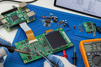do analyze and modification of pcb for midi tft to raspberry pi 5 dsi connection