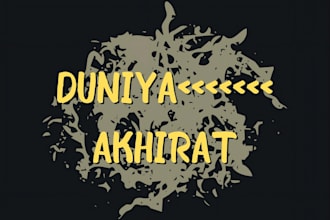 design unique islamic tshirt graphics for print