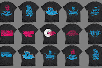 design typography logo or t shirt design lettering urban fast delivery