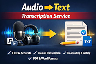 transcribe your audio or video to text fast and accurately