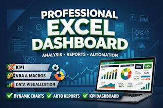 create professional excel dashboard