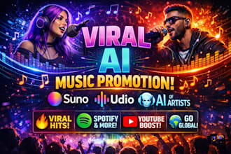 do viral ai music promotion for suno, udio, and ai artists