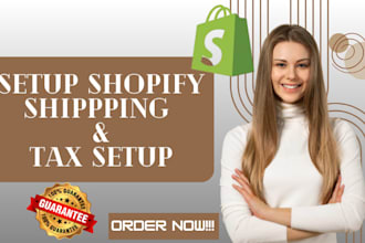setup shopify shipping and tax shopify virtual assistant shipping and tax setup