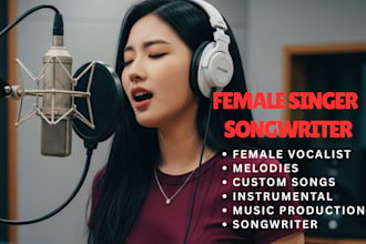be your songwriter, female singer, rapper, afro, pop,