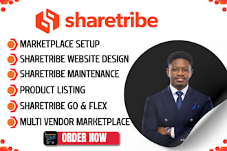 setup sharetribe marketplace, sharetribe online store and website professionally