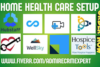 setup connecteam hubstaff therapynotes axiscare axxess matrixcare wellsky geoh