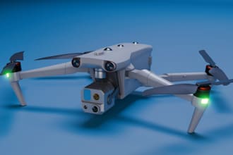 drone mechanical design, uav cad model, dfm, fea simulation, gdt, 3d printing