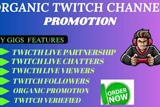 do twitch channel promotion twitch live viewers twitch awareness to grow channel