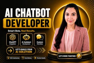 develop a custom ai chatbot app for android, ios, or web