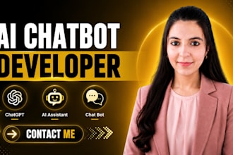 develop a custom ai chatbot app for android, ios, or web