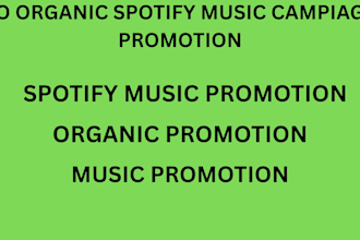 do organic spotify campaign