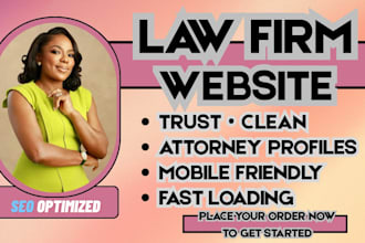 law firm website, attorney website, legal consultant site, corporate law website