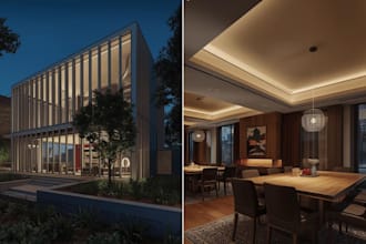 do professional architectural interior and exterior light design with dialux evo