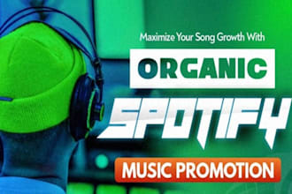 promote spotify music, USA spotify promotion spotify monthly marketing
