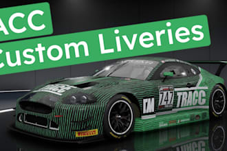 create custom racing liveries for iracing, assetto corsa, acc, ams2, and lmu