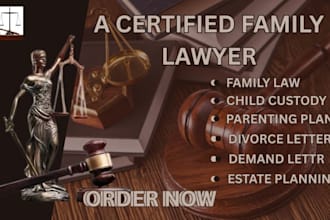be UK solicitor to draft review urgent family law documents parenting plan
