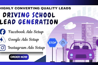 driving school leads driving school facebook ads driving google ads video ads