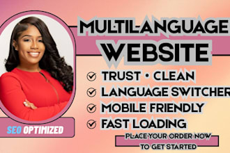 multilanguage website, multilingual business site, international website