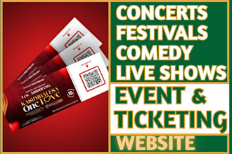 concert, festival, comedy shows ticket, event ticketing website
