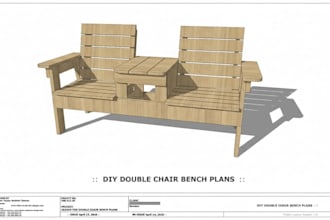 provide detailed diy woodworking plans for furniture, shelves, and home projects