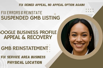 reinstate suspended google business profile recover gmb fix denied gmb appeal