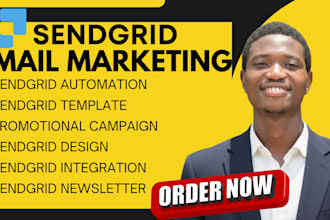 design develop sendgrid email templates to improve open rates sendgrid expert