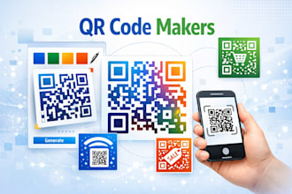 make all kind of qr codes in just 5 dollars simple or modern