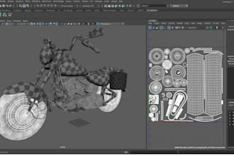create clean uv maps for clothing, bags, shoes, caps and accessories