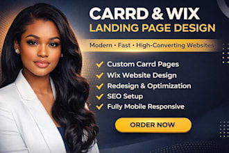 design a minimalistic professional carrd website design wix website carrd design